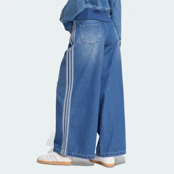 Джинсы свободного кроя Adidas, индиго — фото 3