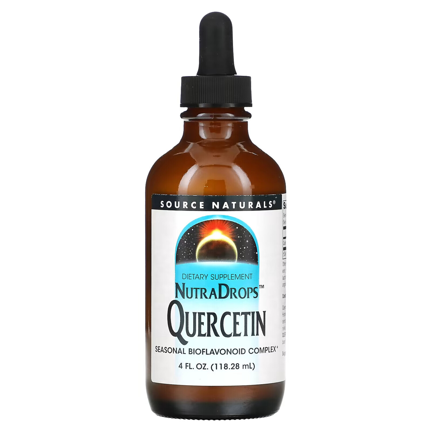 

Source Naturals, Кверцетин NutraDrops, 4 жидких унции (118,28 мл)