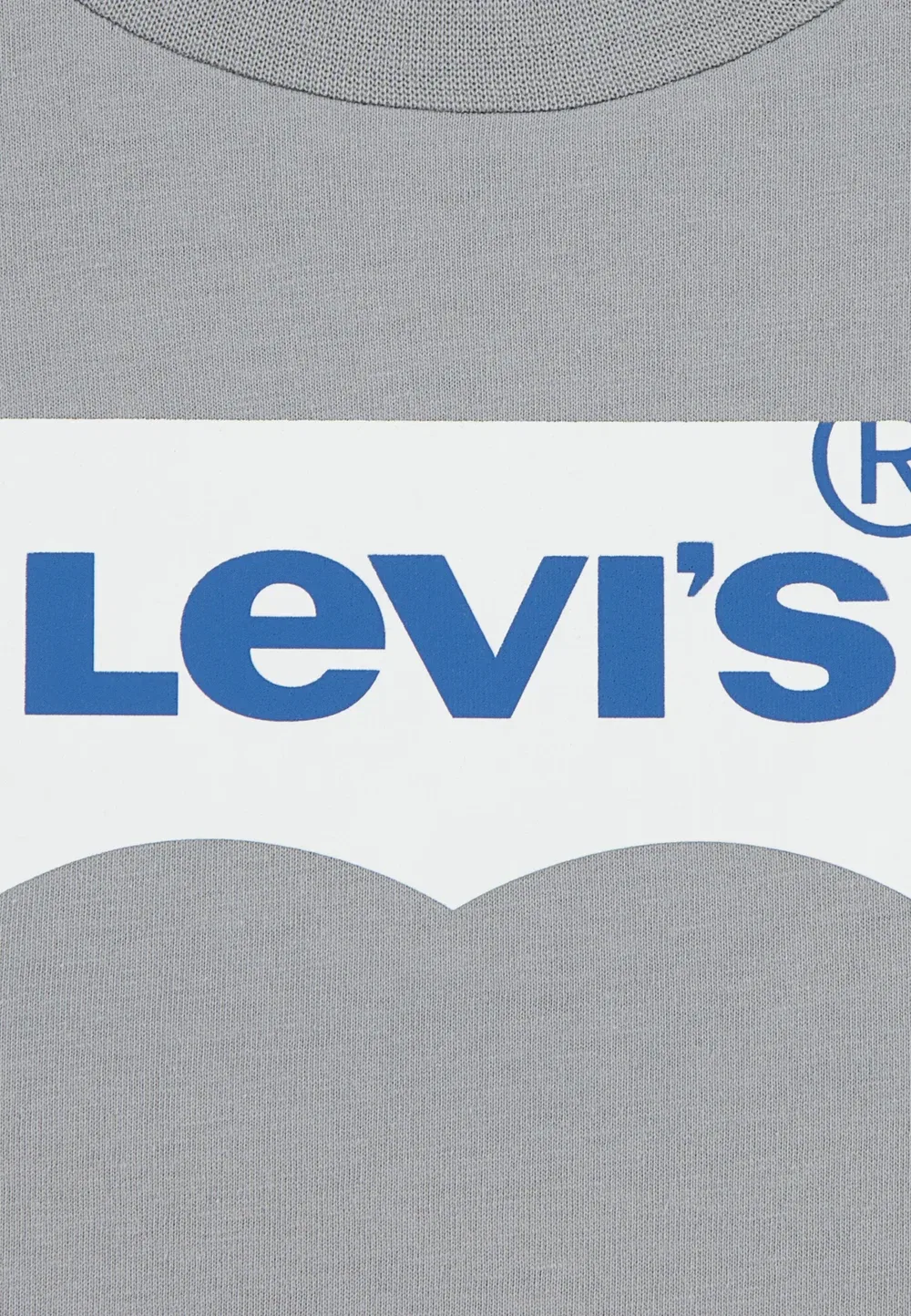 Футболка с рукавами «летучая мышь» унисекс - топ с длинными рукавами Levi'S, Ghost Gray — фото 3