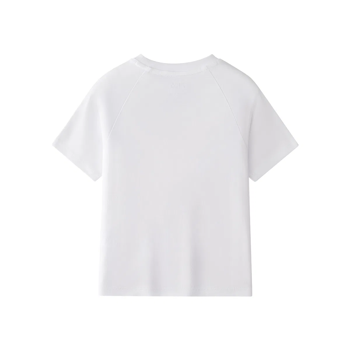 Футболка с круглым вырезом, тонкая, стрейч, FILA KIDS, Standard White — фото 3