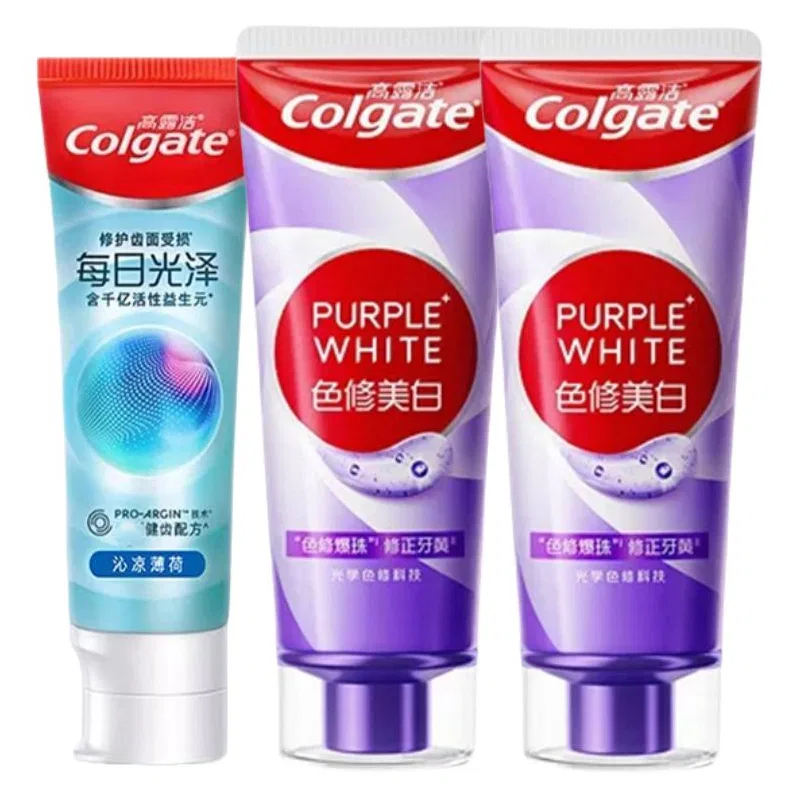 Зубная паста Fresh Bright, отбеливающая, COLGATE, набор 3 шт.