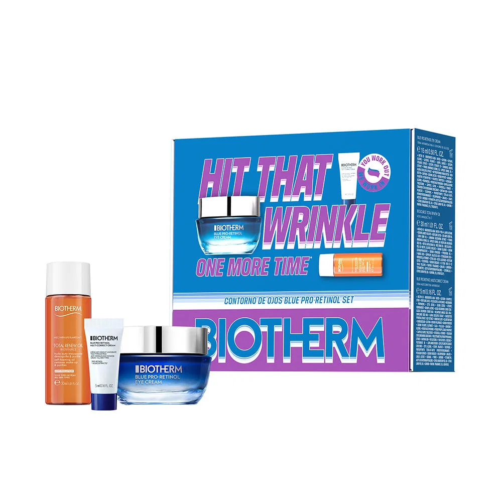 Набор для ухода за контуром глаз Blue Pro-Retinol Biotherm