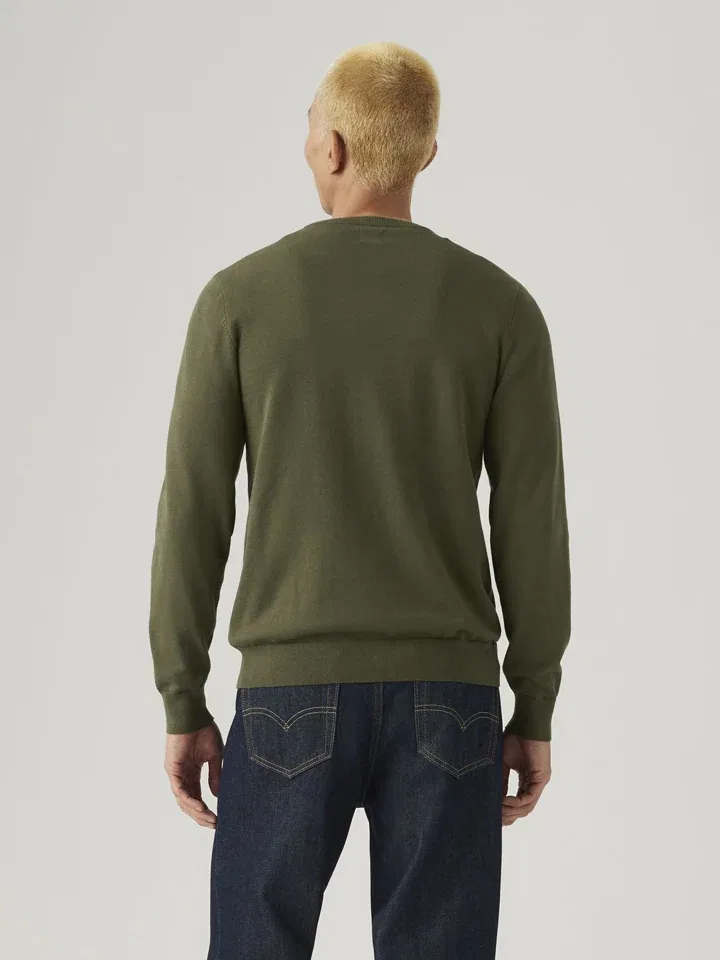 Мужской свободный пуловер Levi's, Khaki — фото 3