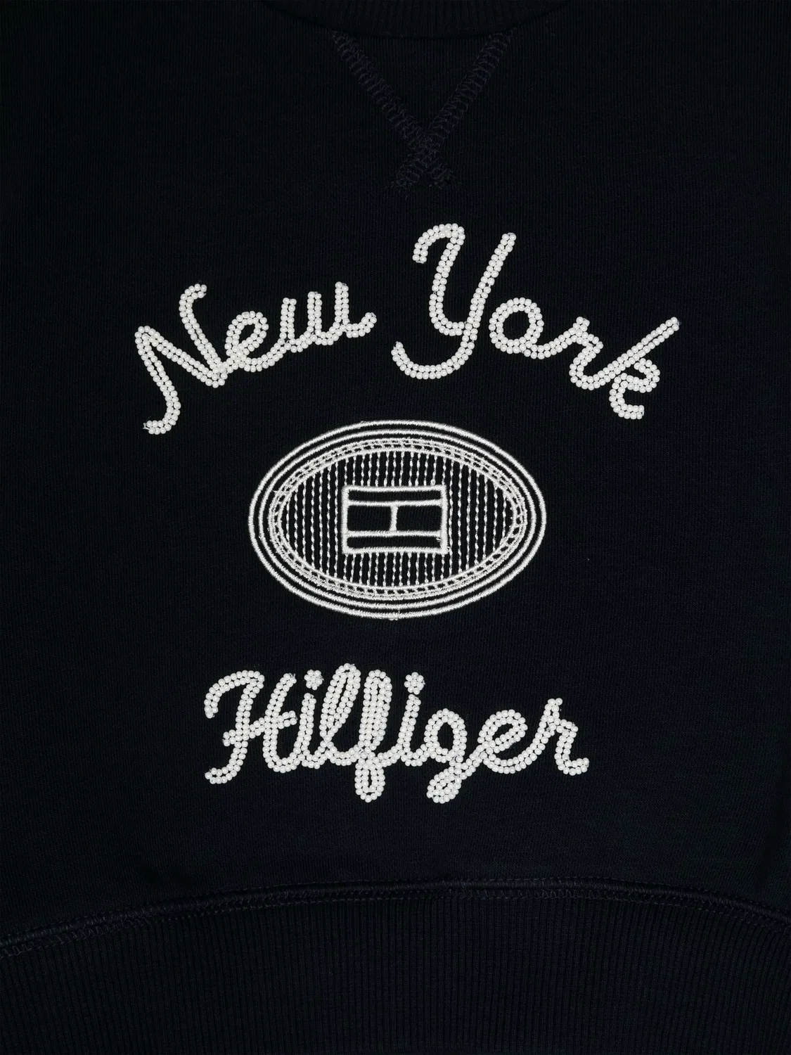 Tommy Hilfiger Свитшот с логотипом из бисера — фото 2