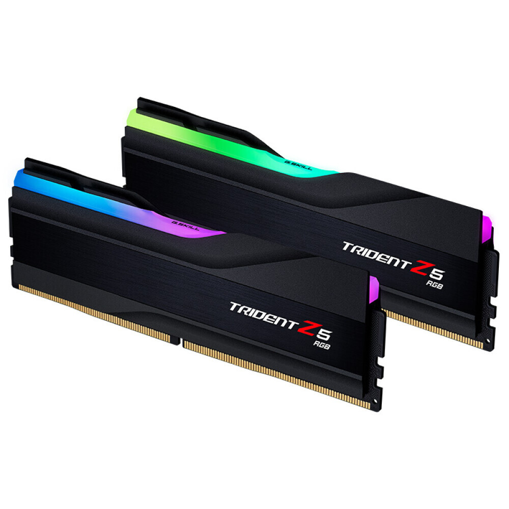 Оперативная память G.SKILL Trident Z5 RGB, 64 Гб DDR5 (2x32 Гб), 6400 МГц, CL32, F5-6400J3239G32GX2-TZ5RK, черный — фото 2
