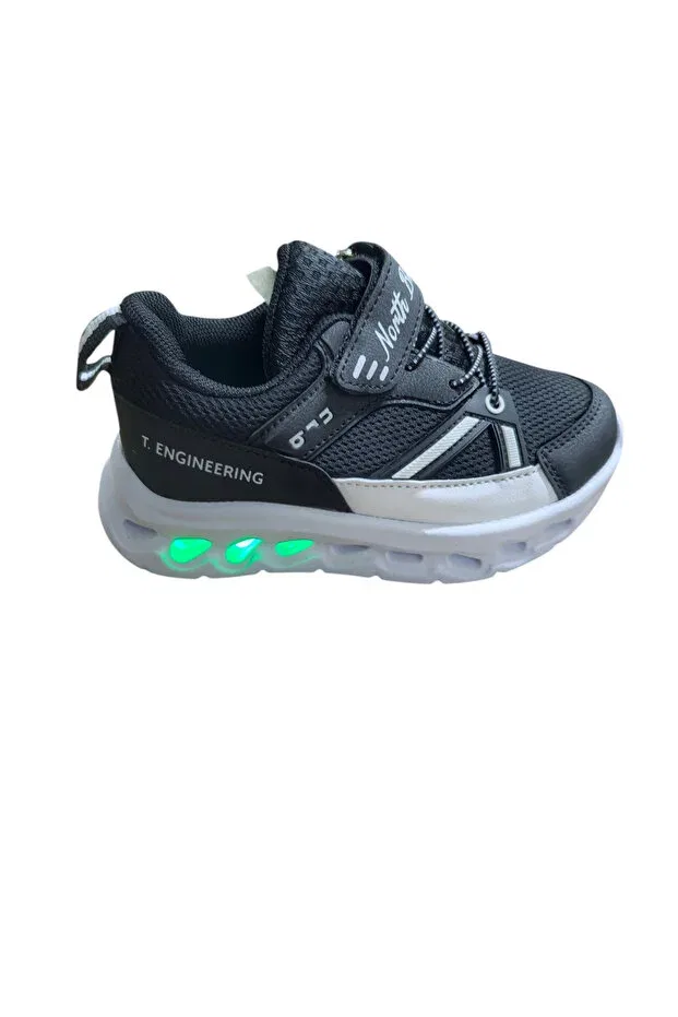 Детские спортивные кроссовки для мальчиков с подсветкой Konay nb1 orthopedic lighted North Blue, Blue — фото 3