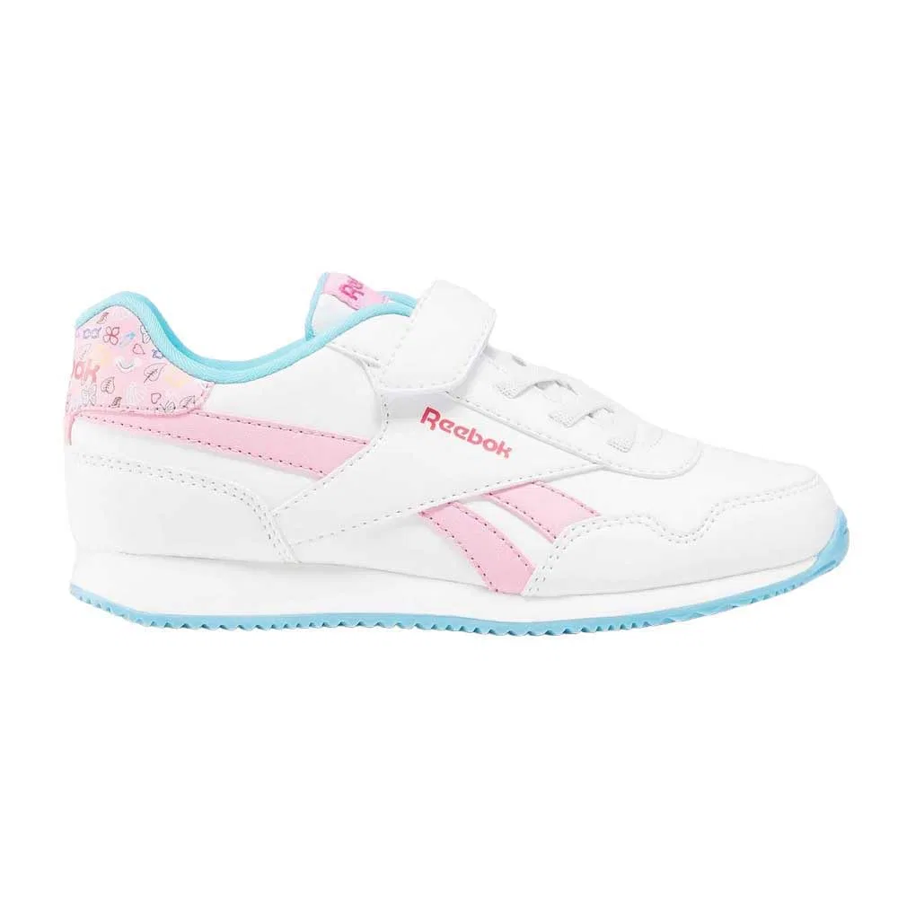 Детские кроссовки для девочек Reebok Royal CL Jog 3.0 1v, White Astroroses Digitalblue