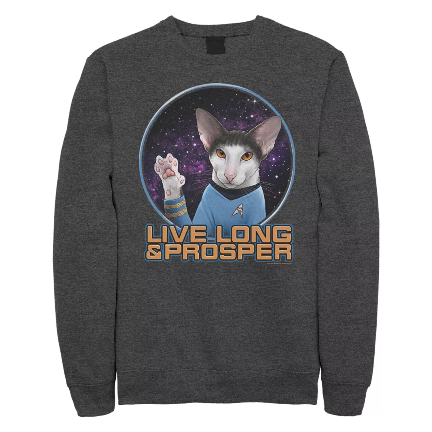

Толстовка с портретом кота Спок для юниоров Star Trek Original Series Licensed Character