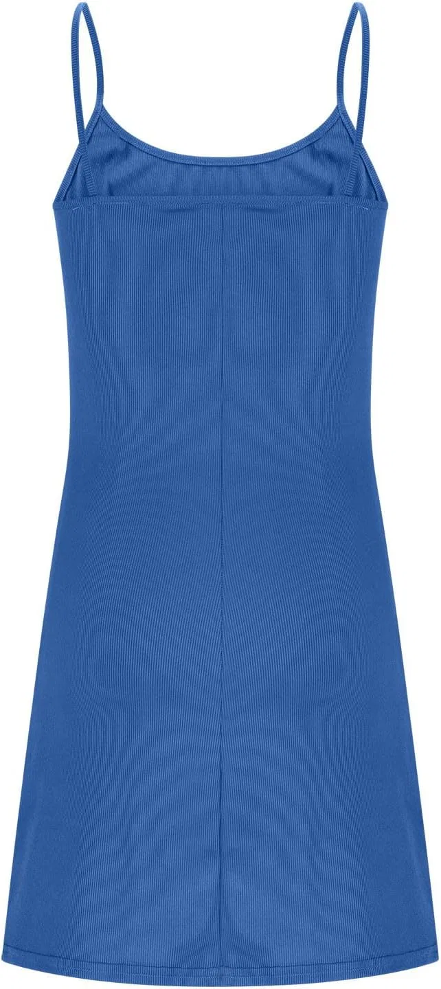 Женское теннисное платье с круглым вырезом Bodycon, Blue — фото 3