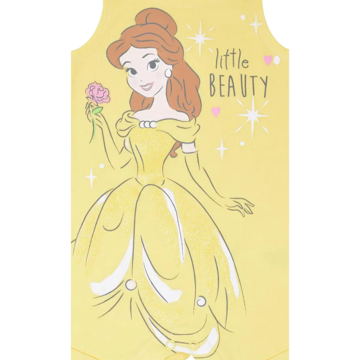 Боди-комбинезон с повязкой на голову Disney Princess Disney, Belle Yellow — фото 4