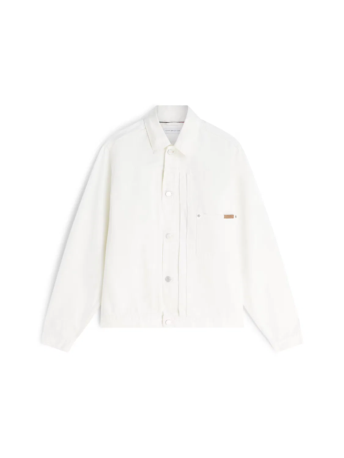 Джинсовая куртка Tommy Hilfiger Between-Season Jacket из белого денима