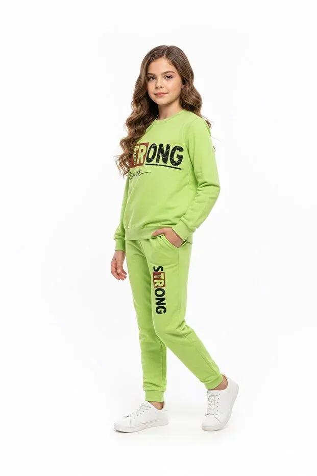 Детский комплект для мальчиков с принтом Strong Motif Mnk Baby&Kids, Green