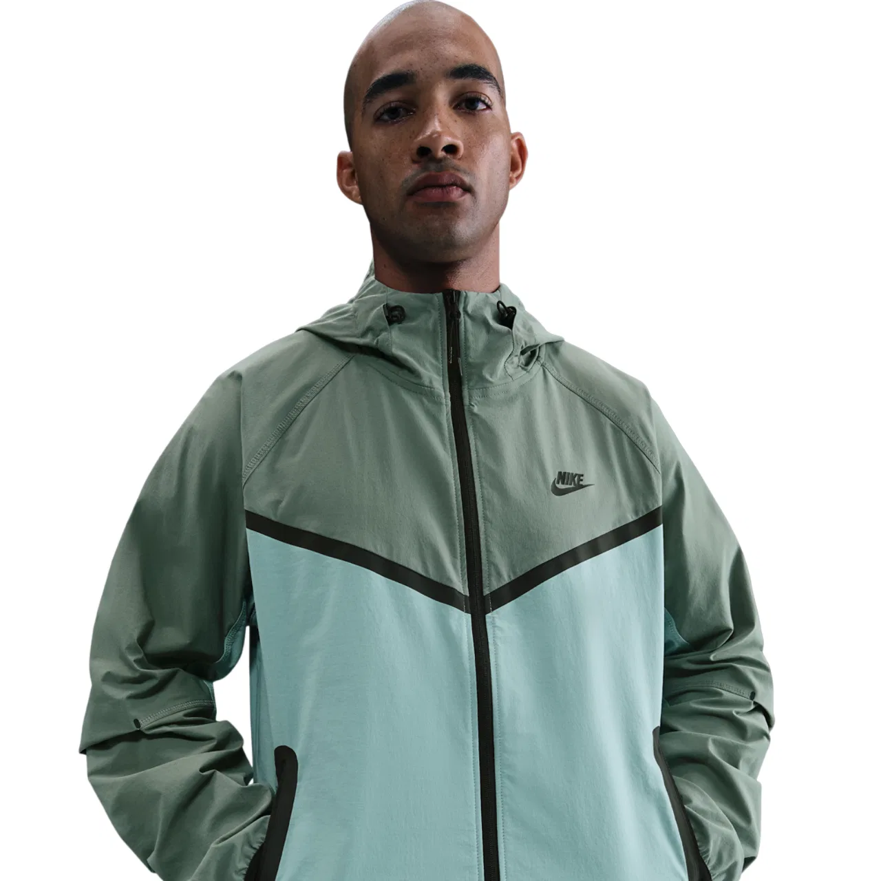 Мужская куртка Tech Woven WR Full-Zip Nike, цвет Black/Clay Green/Cannon