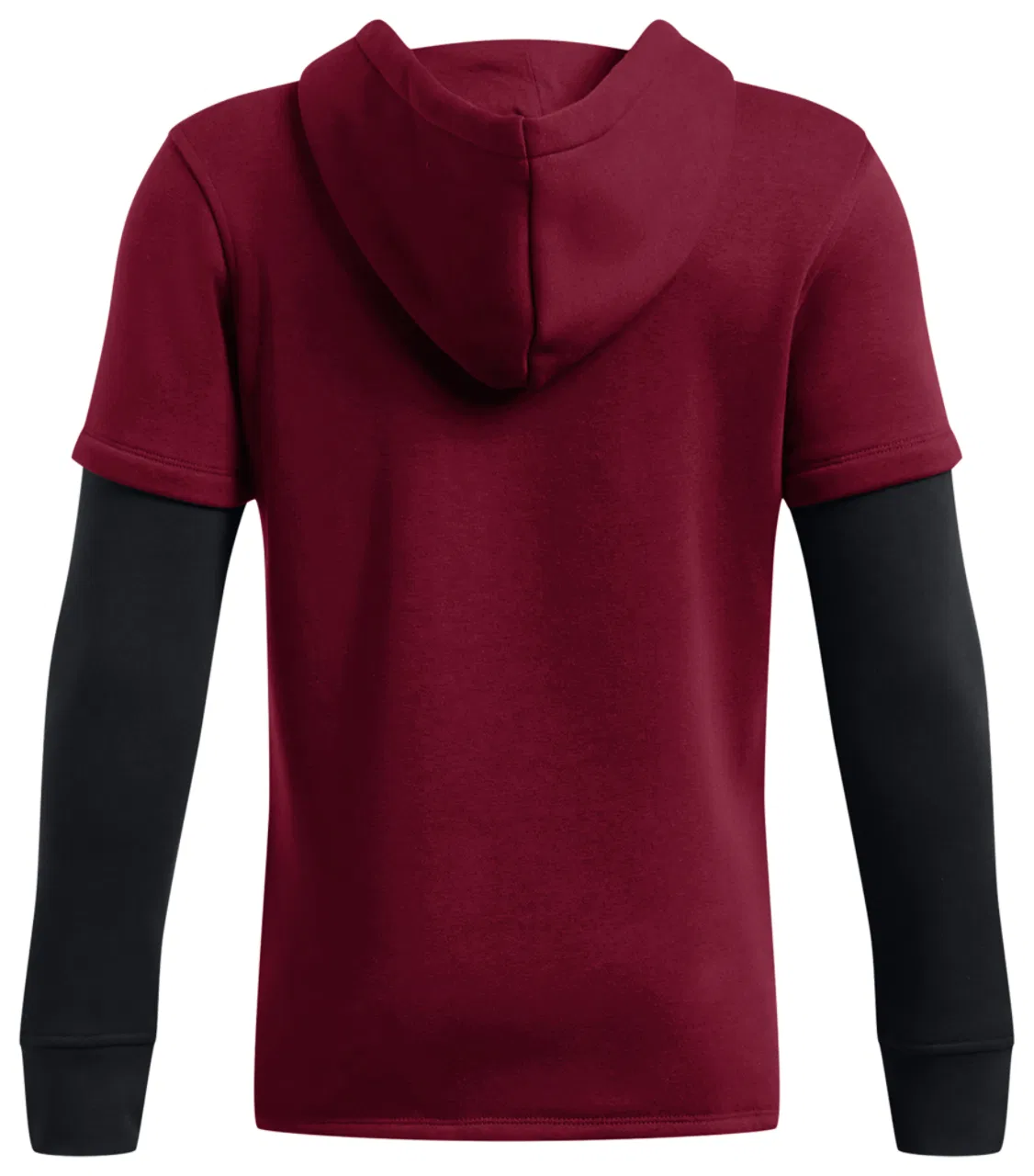Худи для мальчиков Icon Fleece Jersey Under Armour, цвет Cardinal/Black/White — фото 2