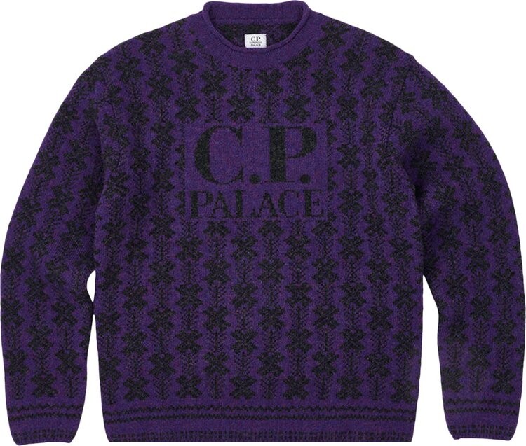 

Джемпер Palace x C.P. Company Lambswool Knit 'Purple', фиолетовый