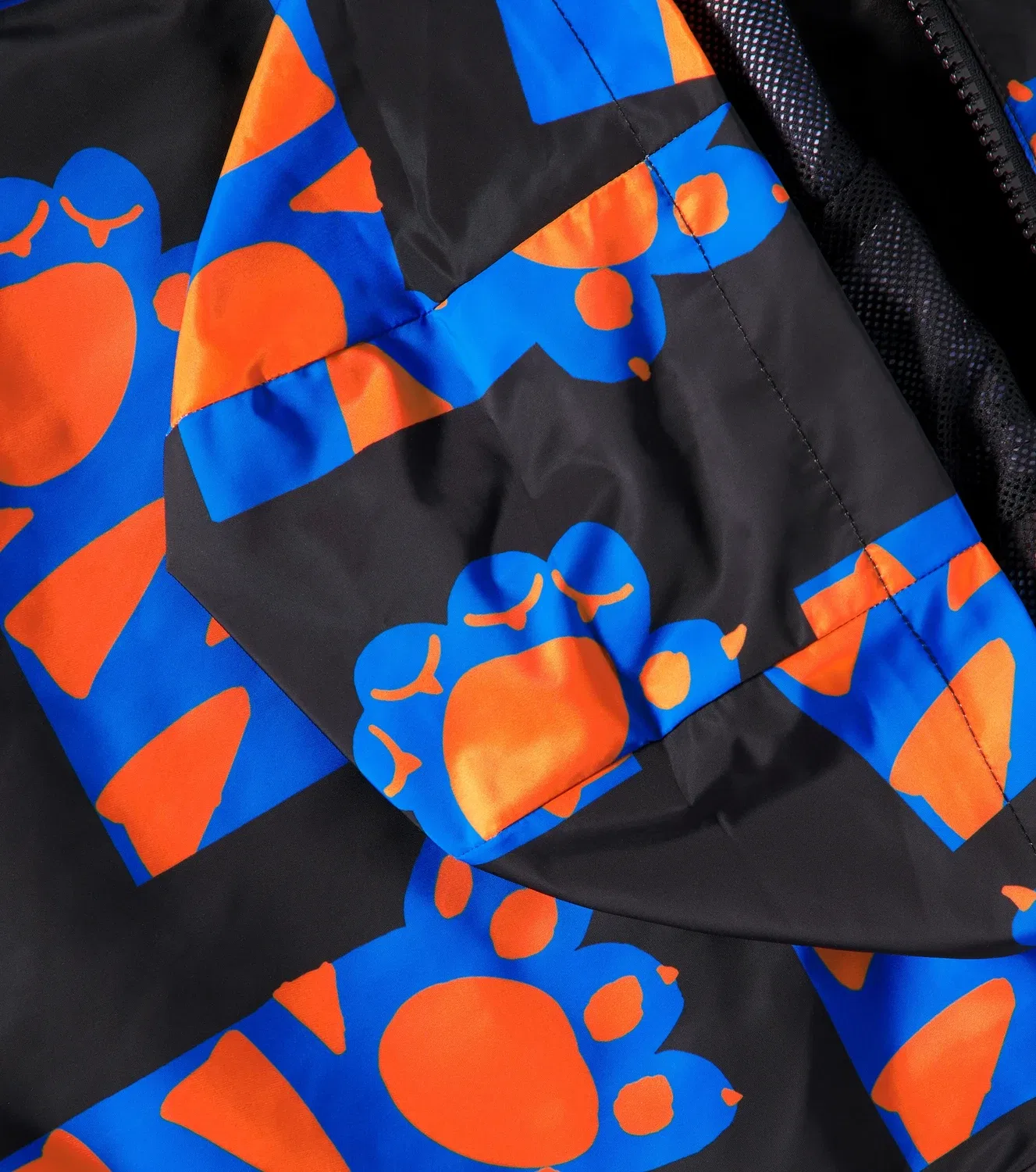 Легкая куртка с принтом Stella Mccartney Kids, черный — фото 2