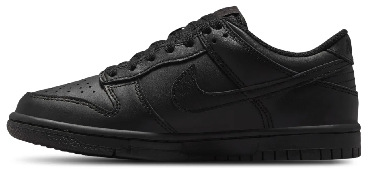 Кроссовки для мальчиков Dunk Low Nike, черный — фото 2