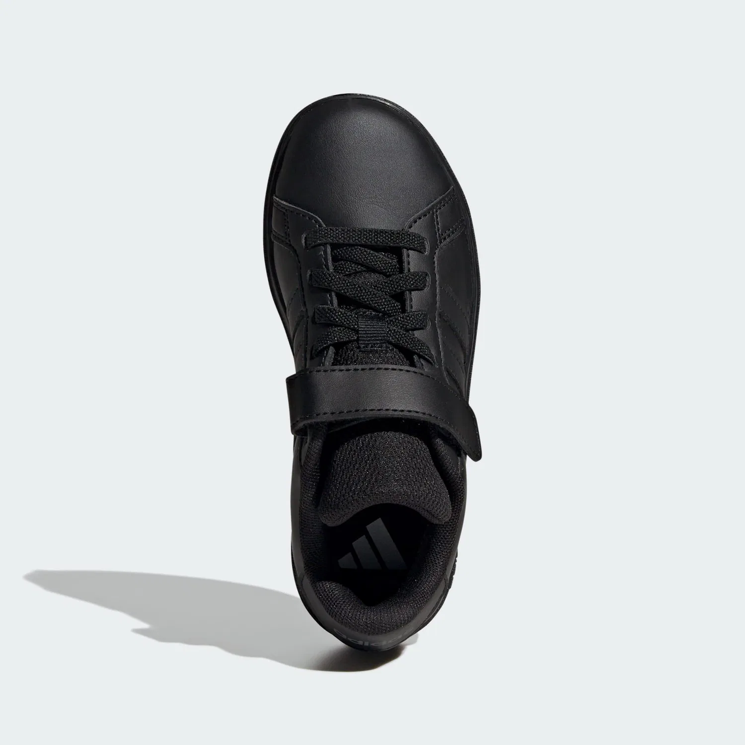 Детские кроссовки с слип-он дизайном Grand Court 2.0 Adidas, Schwarz Darkgrau — фото 3