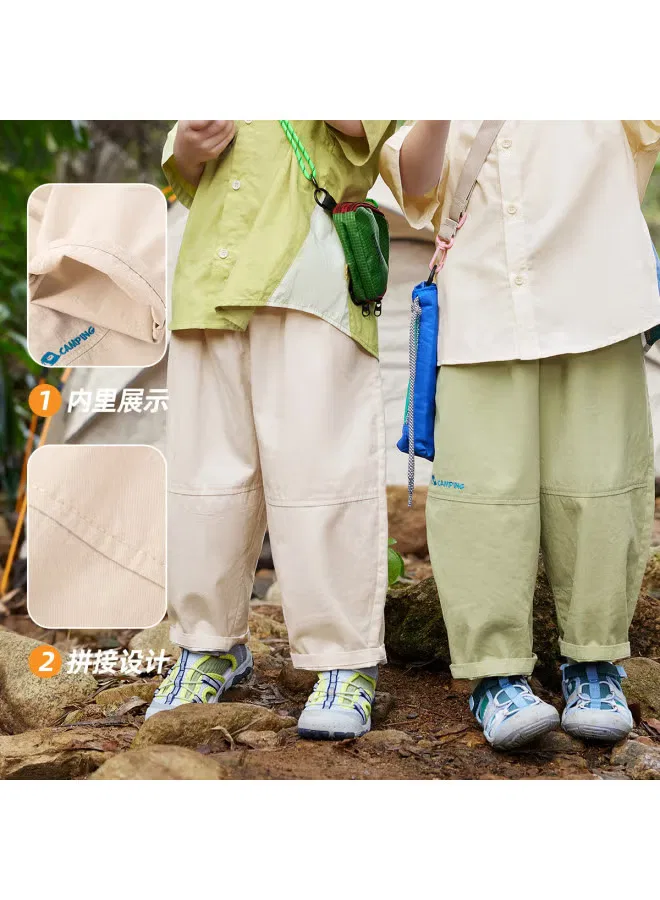 Doodle Home Штаны карго летние тонкие детские, гороховый — фото 4