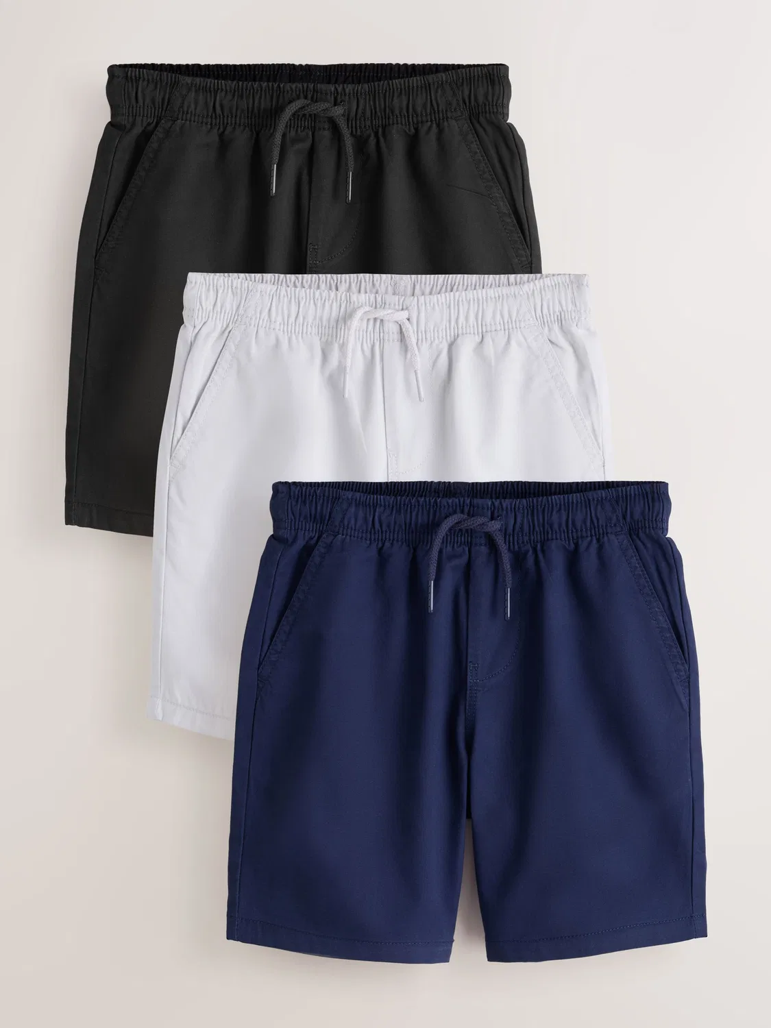 Шорты 3 шт., Black/Navy/Grey Next