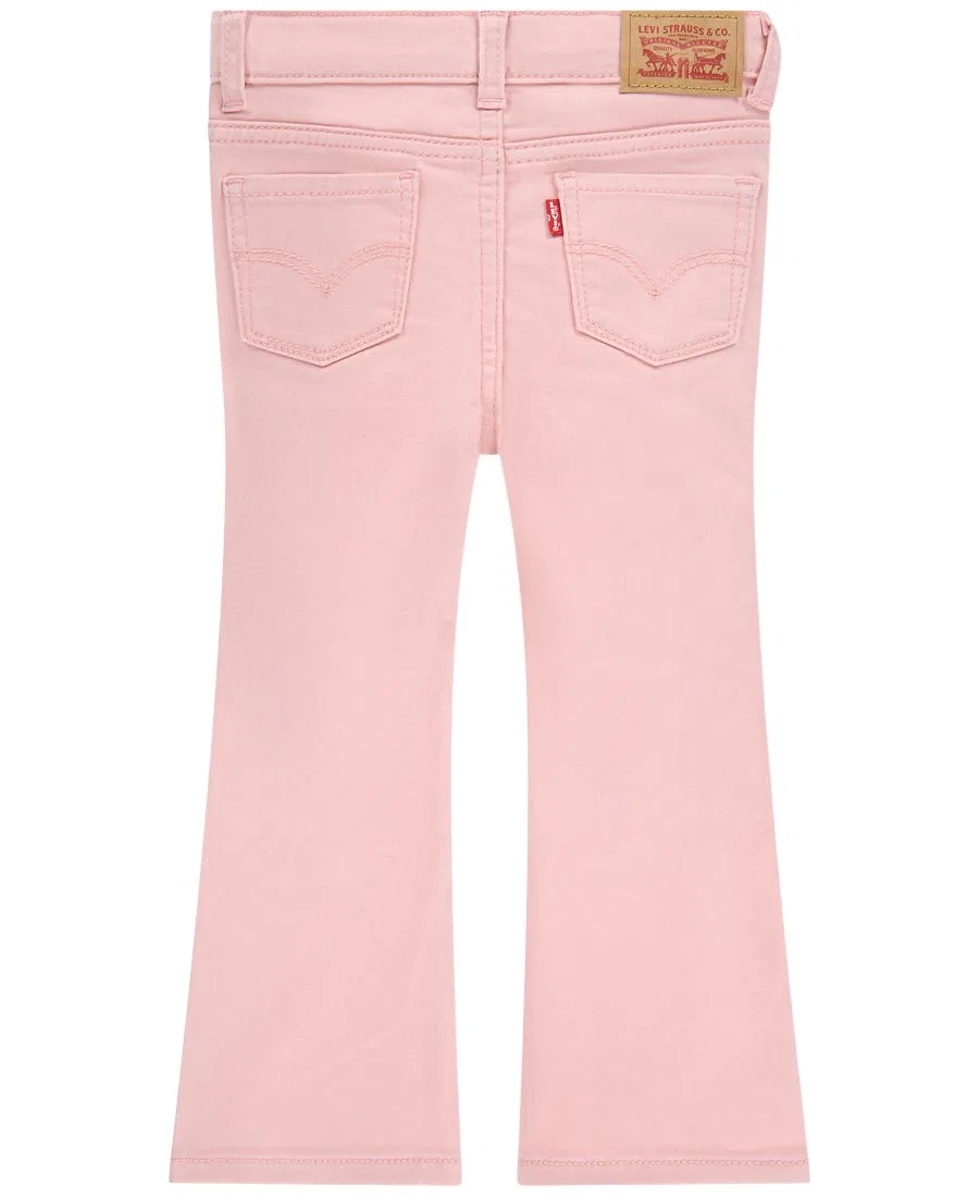 Брюки-клеш для девочек с застежкой на пуговицу Levi's, Pink — фото 2