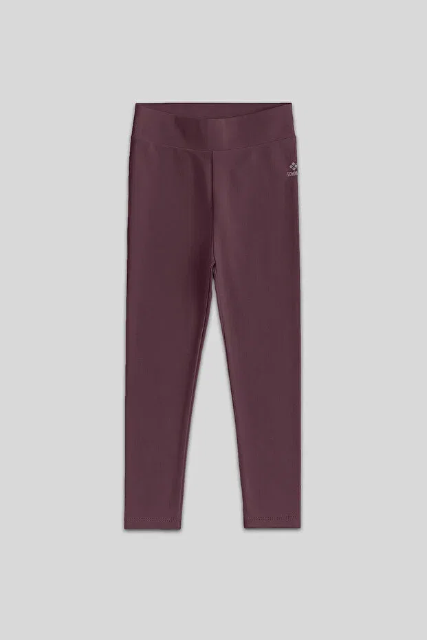 Детские леггинсы для девочек с зауженной штаниной Tommy Life, Brown — фото 3
