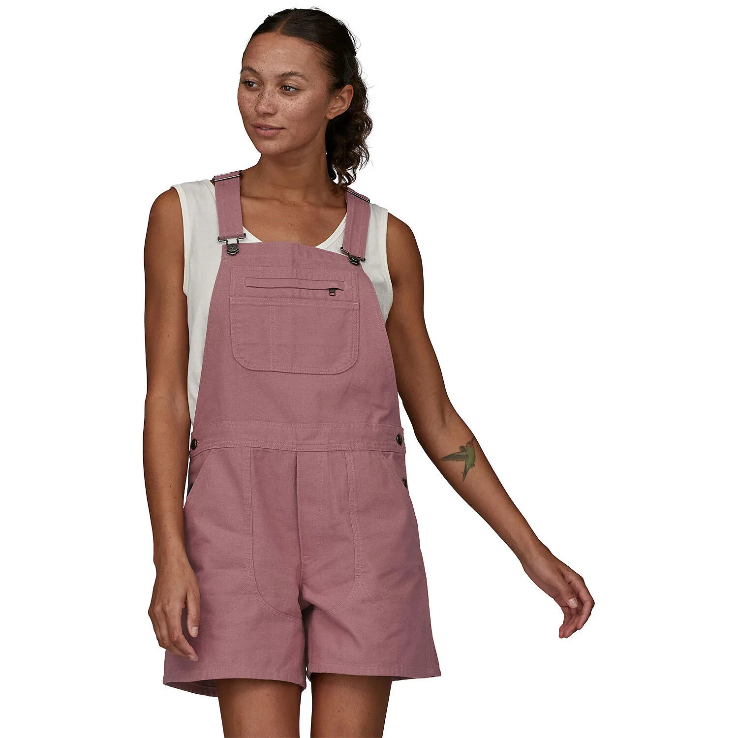 Женские шорты-комбинезон Stand Up Overalls Patagonia, Grau — фото 2