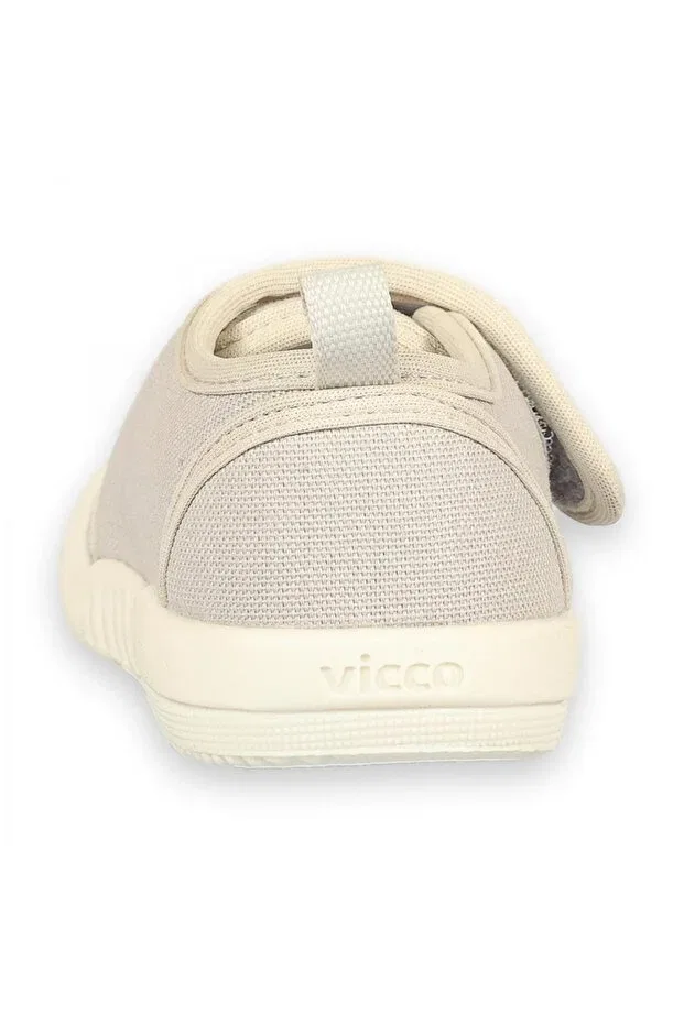 Детские ботинки для девочек на липучке Vicco, Серый — фото 4