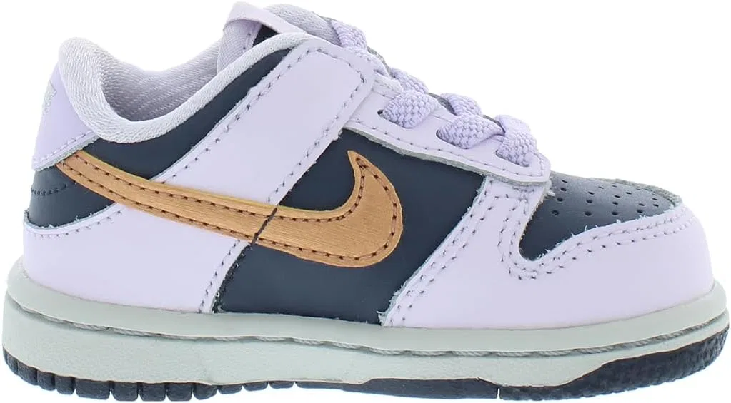 Детские кроссовки для мальчиков Dunk Low SE Nike, Thunder Blue/Metallic Copper — фото 3
