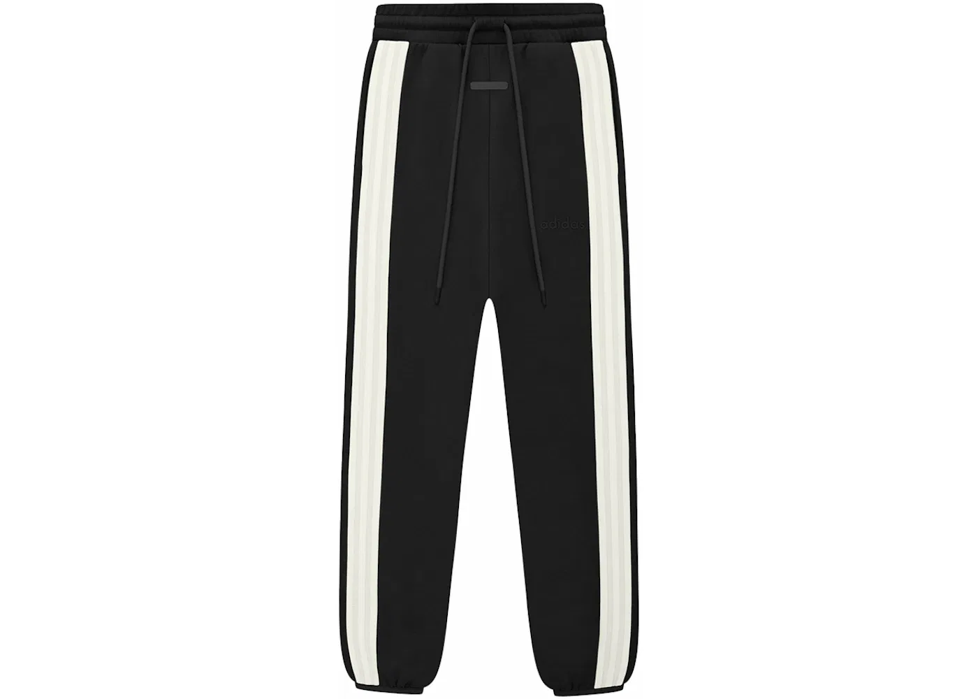 Мужские спортивные штаны из плотного футера Sweatpant Fear of God, Black/Cream White