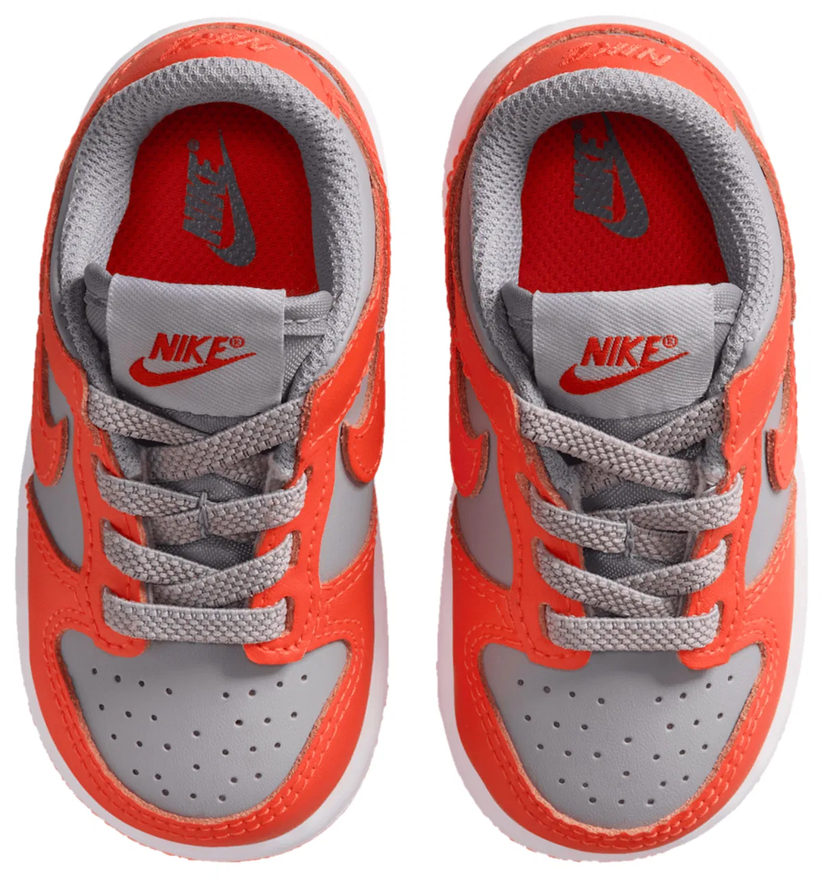 Кроссовки для мальчиков Dunk Low Nike, цвет Team Orange/Cement — фото 4