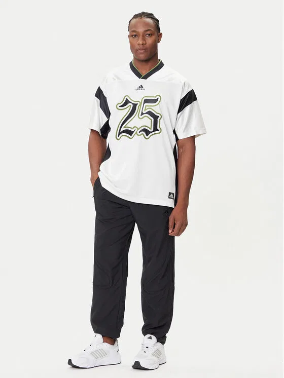Футболка oversize Football Adidas, белый — фото 2