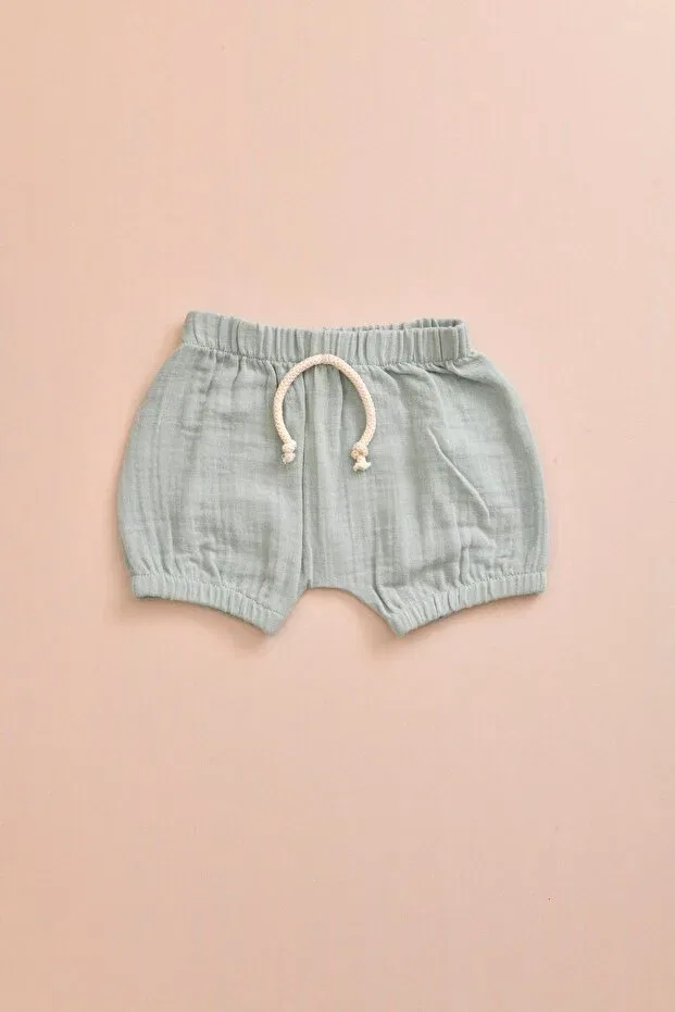 Детские шорты для мальчиков хлопковые Lollie Baby&Kids, Mint