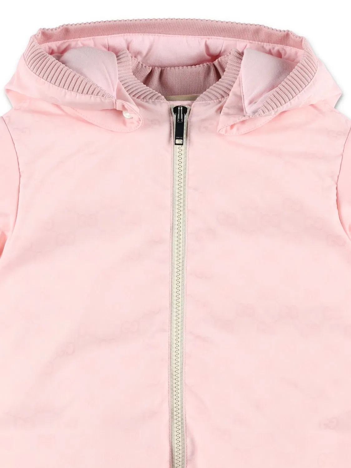 Пуховик на молнии Gucci Kids, розовый — фото 3