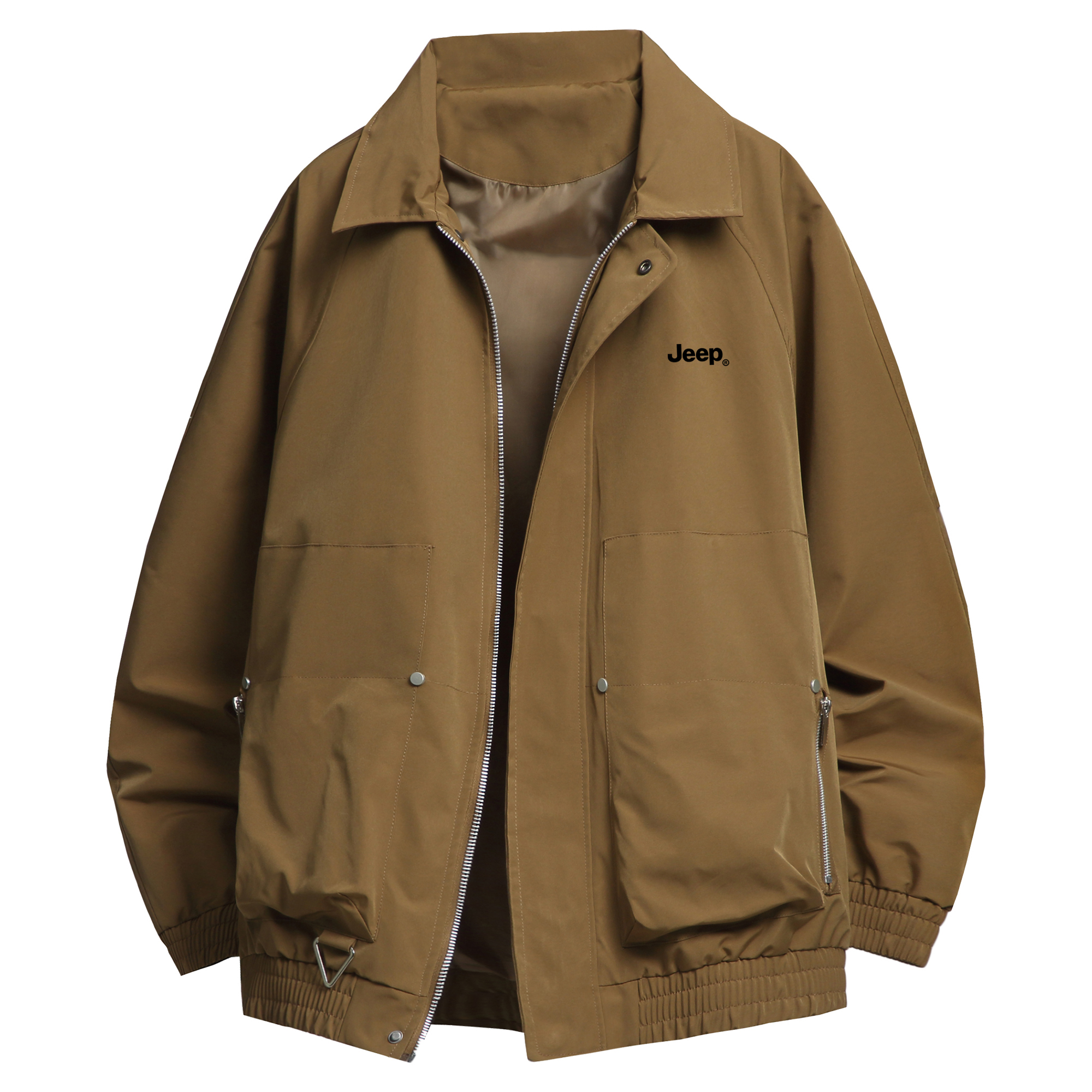 

Куртка Unisex Stand Collar Moderate Others Jeep, хаки