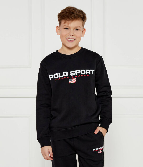 

Толстовка детская Polo Ralph Lauren с круглым вырезом, черный