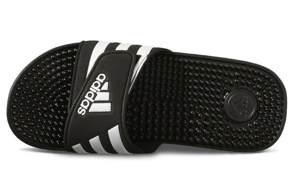 Тапочки adissage slides 'black white' Adidas, черный — фото 4