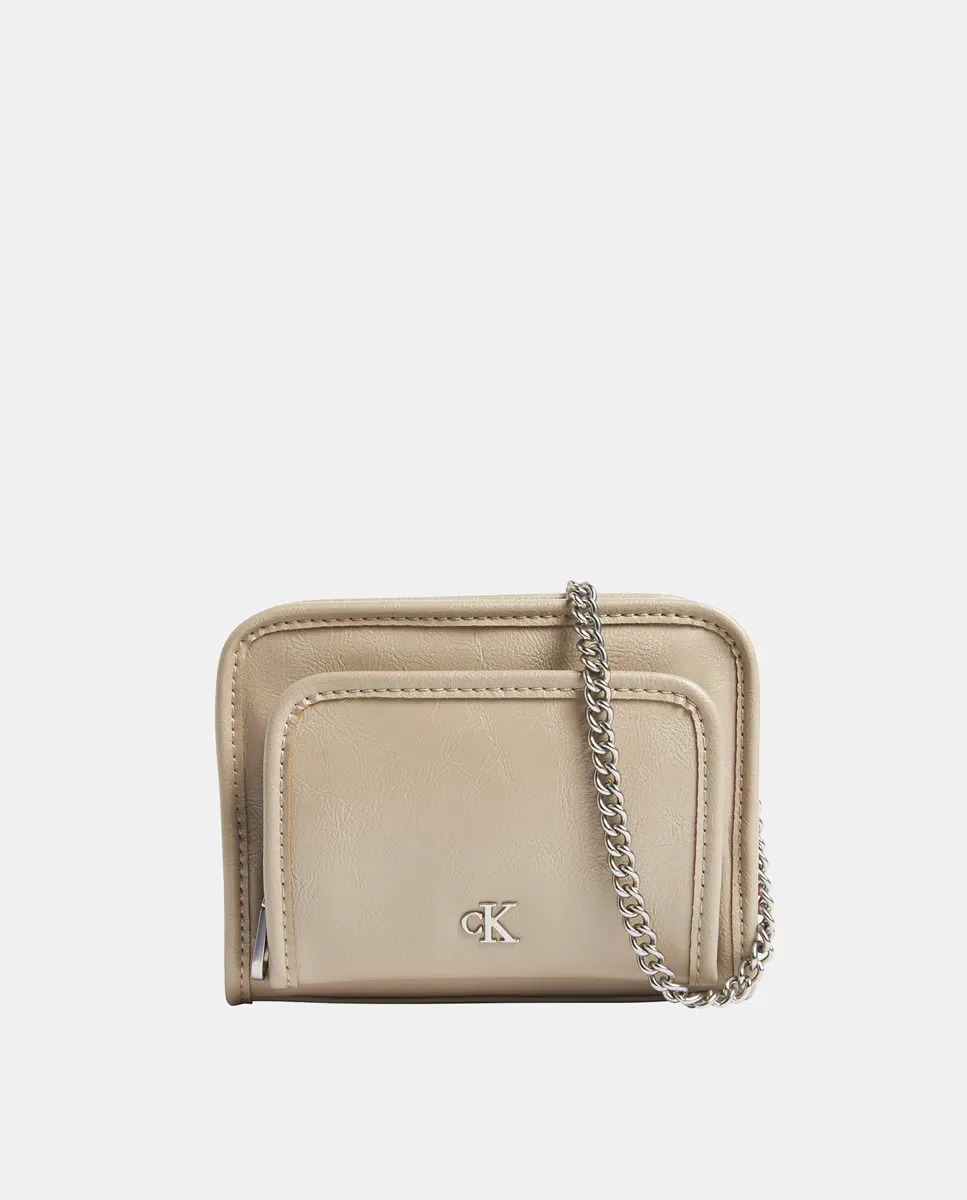 

Маленькая сумка с цепочкой Calvin Klein, бежевый