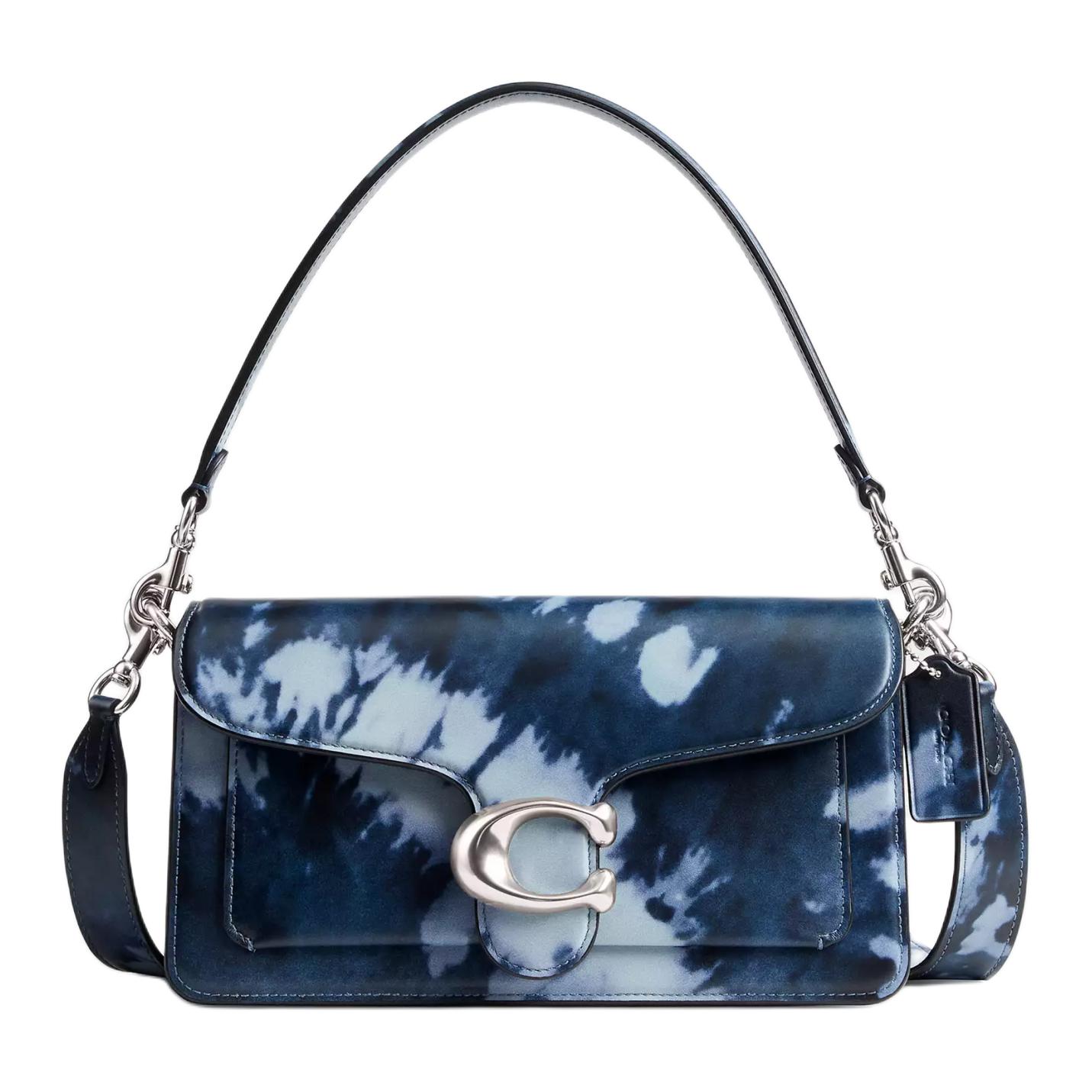 

Сумка через плечо Tabby из гладкой кожи Coach для женщин, цвет морская синева