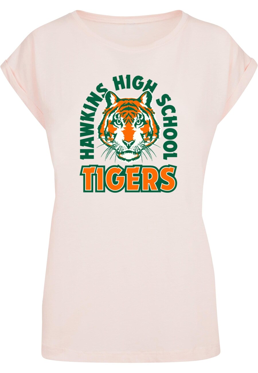 

Футболка ABSOLUTE CULT Shirt Stranger Things - Hawkins Arch Tiger, розовый