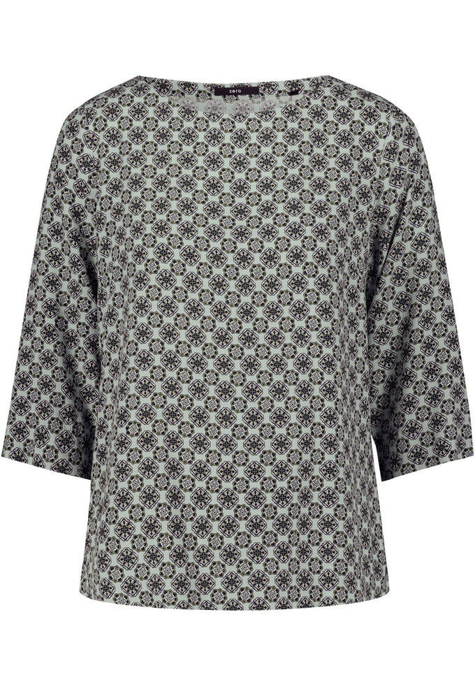 

Блузка-Рубашка с принтом Zero, зеленый