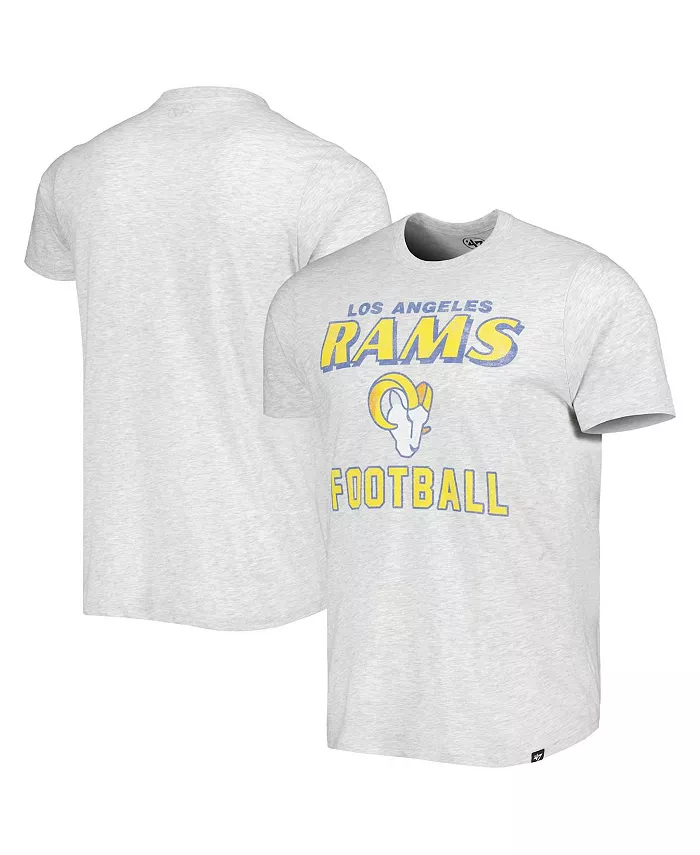 

Мужская футболка Los Angeles Rams Dozer Franklin облегченная, серый меланж '47 Brand