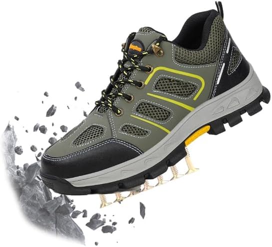 

Мужские ботинки со стальным носком, женские рабочие ботинки с защитой от проколов, удобные защитные кроссовки для тенниса, неразрушимая мужская защитная обувь для промышленного строительства Generic, Style-a 13women /12 Men