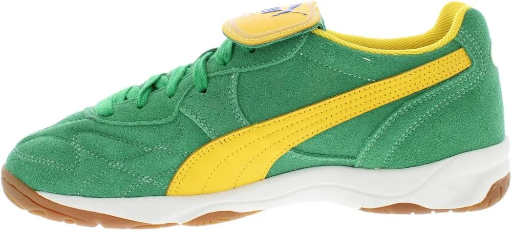 Мужские кроссовки Puma King для зала, зеленый/желтый — фото 4