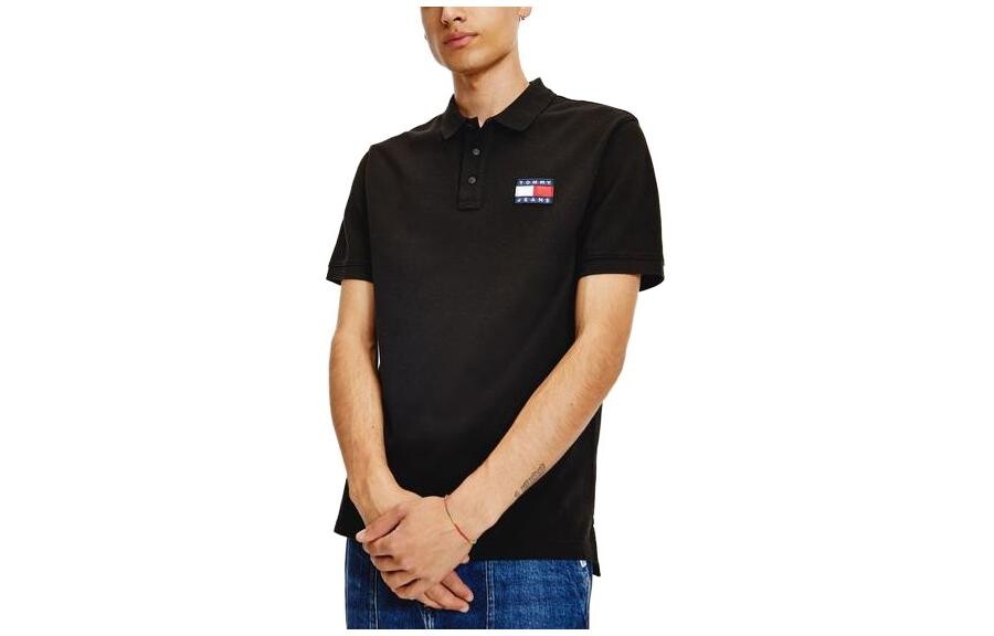 

Мужская рубашка-поло Tommy Hilfiger, цвет Black