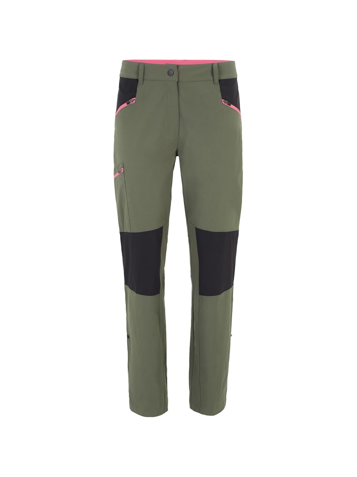 

Hot Брюки Наханни оливкового цвета