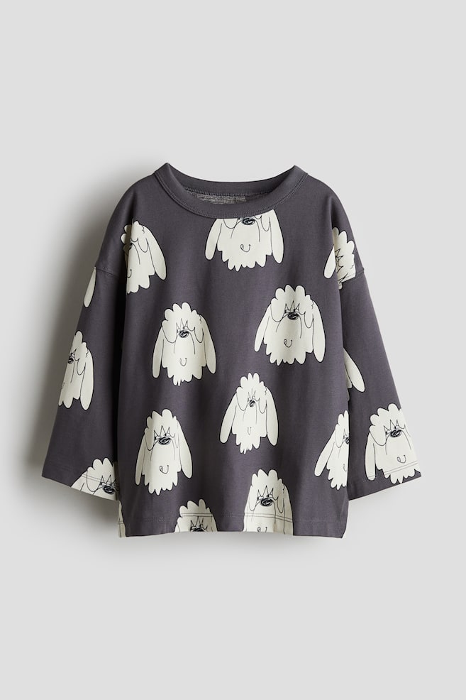 

Рубашка из джерси с длинными рукавами H&M, мультиколор