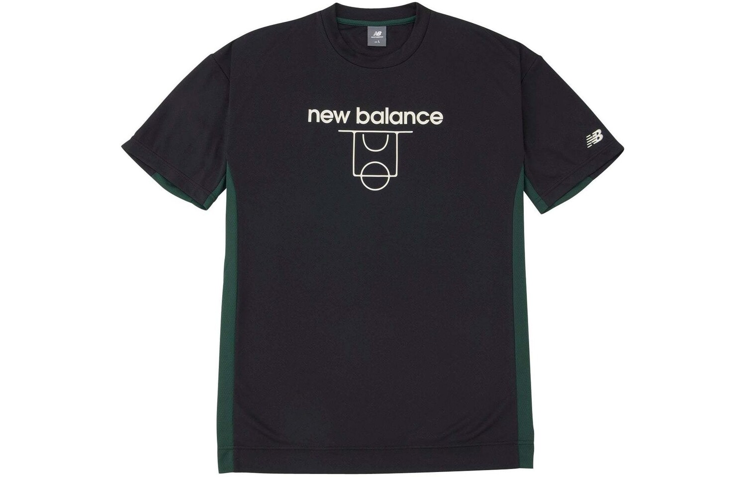

Футболка мужская черная New Balance, черный