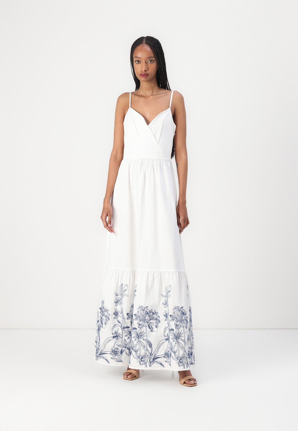 

Платье макси BLANCHE PLACE LONG DRESS Guess, белый