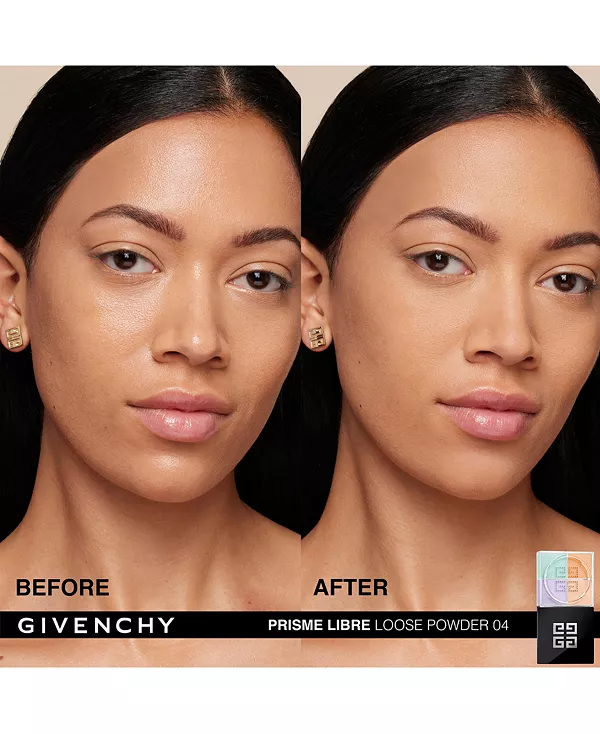 Prisme libre рассыпчатая пудра для подсветки и коррекции цвета Givenchy, 04- mousseline acidulée (for medium complexions) — фото 2